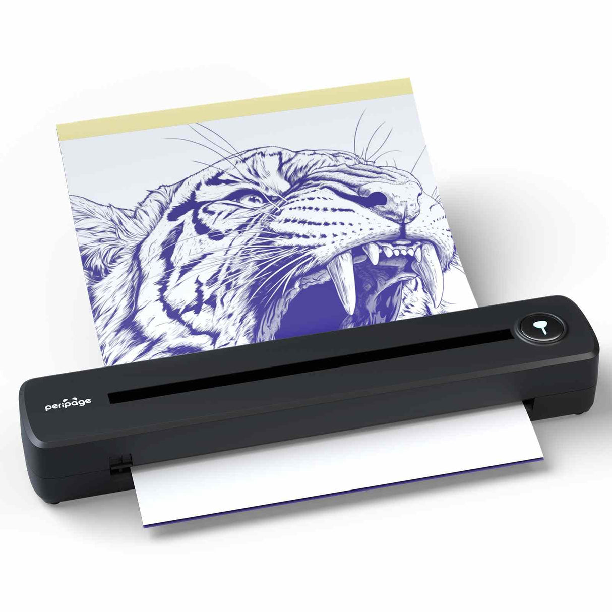เครื่องพิมพ์ลายสักไร้สาย P91 – เชื่อมต่อบลูทูธ, 203DPI, ควบคุมด้วยแอปพลิเคชัน