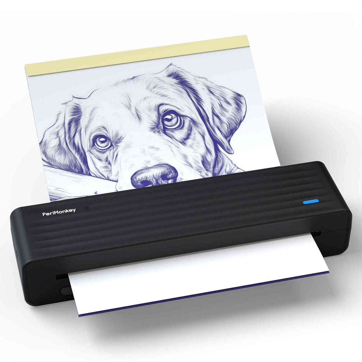 เครื่องพิมพ์รอยสัก P93 และเครื่องพิมพ์ลายฉลุ A4 – 304DPI, บลูทูธและ USB, ขนาดการพิมพ์ที่ปรับได้