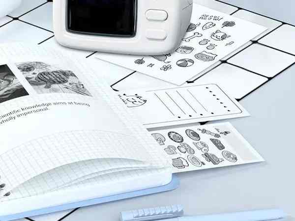 Eco-conscious PeriPage 56mm thermal paper is BPA-free and child-safe, featuring special protective coating for sensitive skin contact during craft activities.