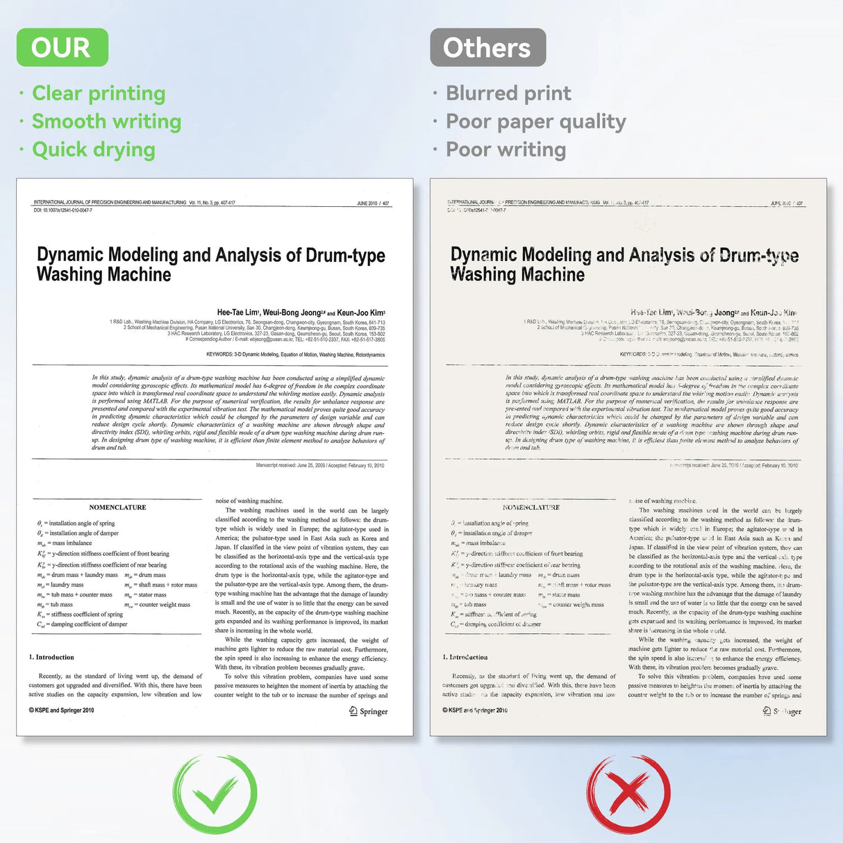 PeriPage A40 thermal paper available in Letter and Legal size rolls, featuring clear print side identification for easy loading.