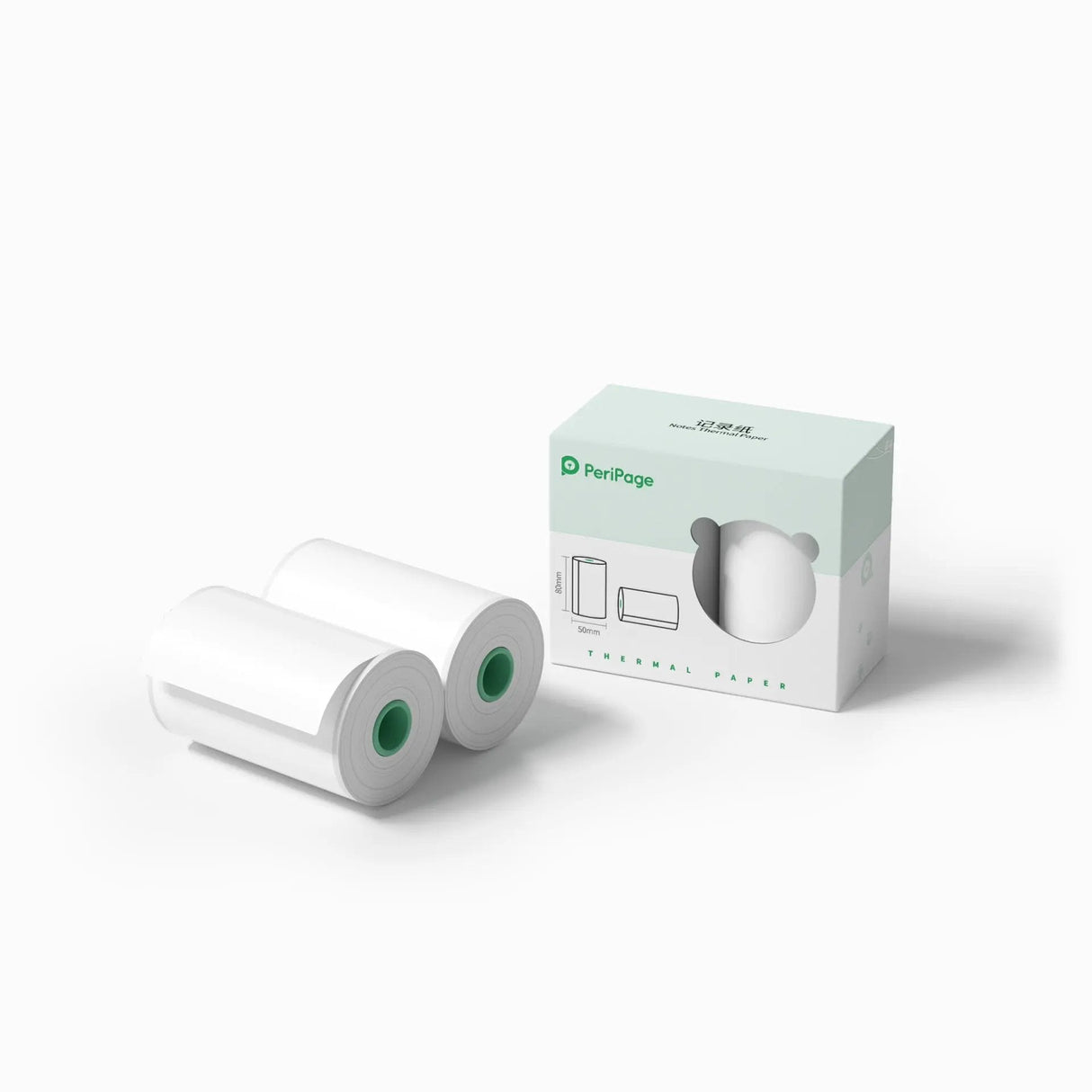 PeriPage A3 thermal paper 80x50mm 2 rolls box for mini printer