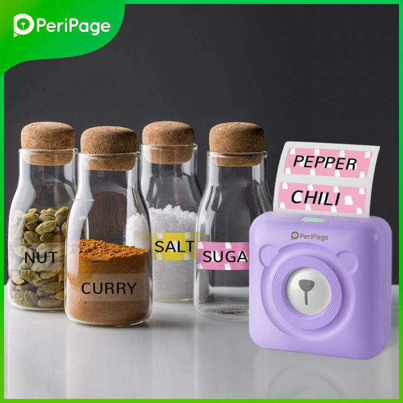 PeriPage 2‘’ A6 Mini Printer Purple - PeriPage Official Store
