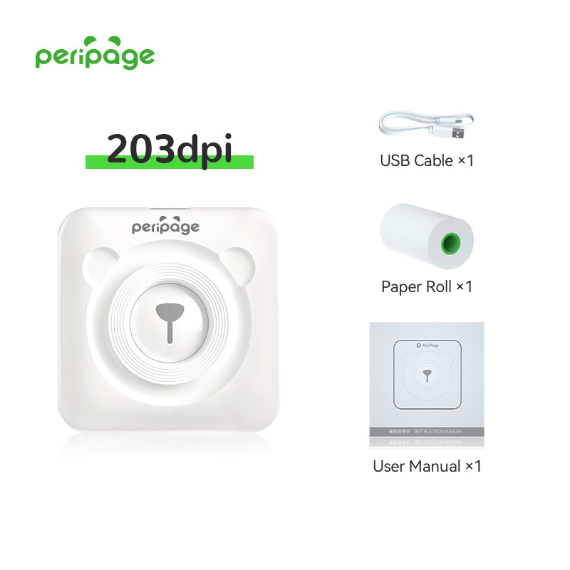 PeriPage A6 Mini Bluetooth Portable Thermal Printer