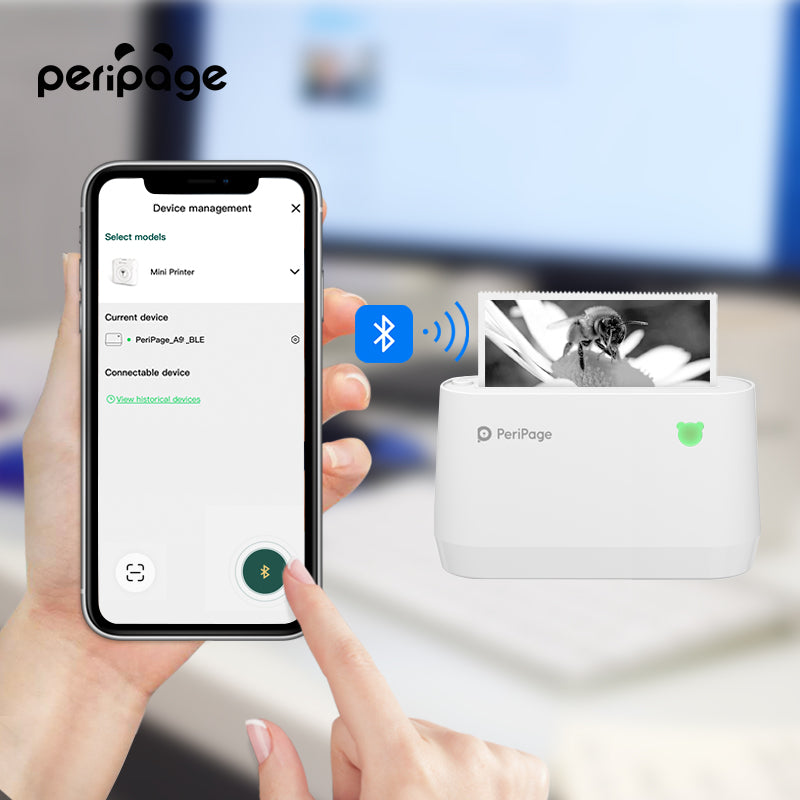 PeriPage A9 系列便携式迷你袖珍热敏打印机