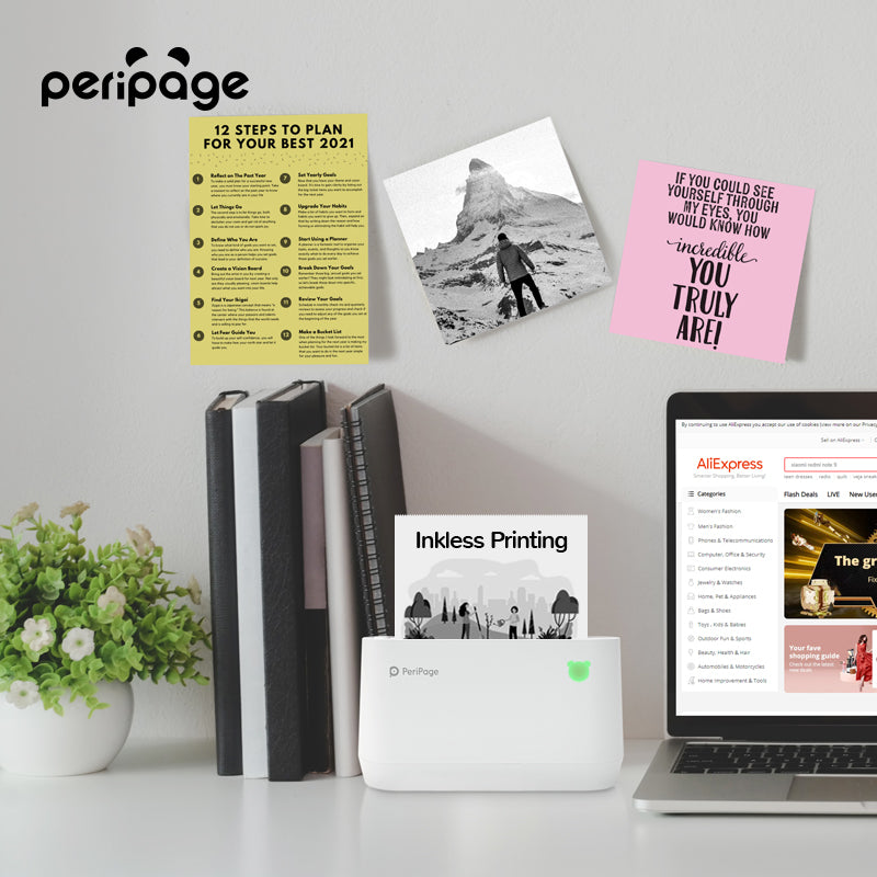 PeriPage A9 系列便携式迷你袖珍热敏打印机