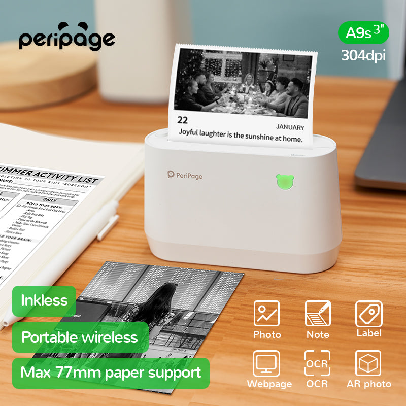 PeriPage A9 Series Portable Mini Pocket Thermal Printer