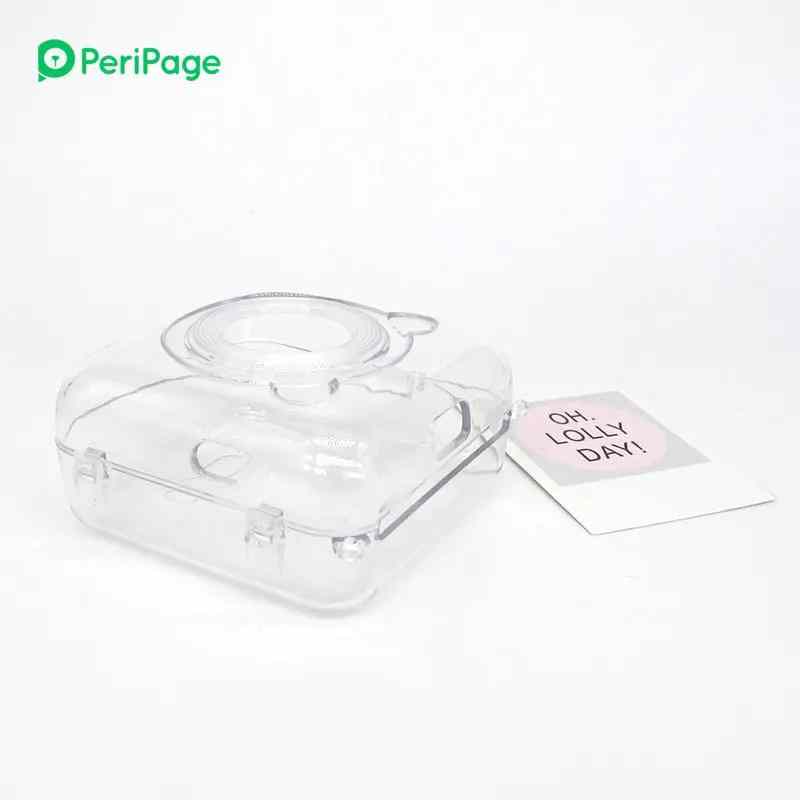 PeriPage A6 protection case with a secure snap-in design and nylon rope, available for 3-inch models like A6, A9, and A9 Pro
