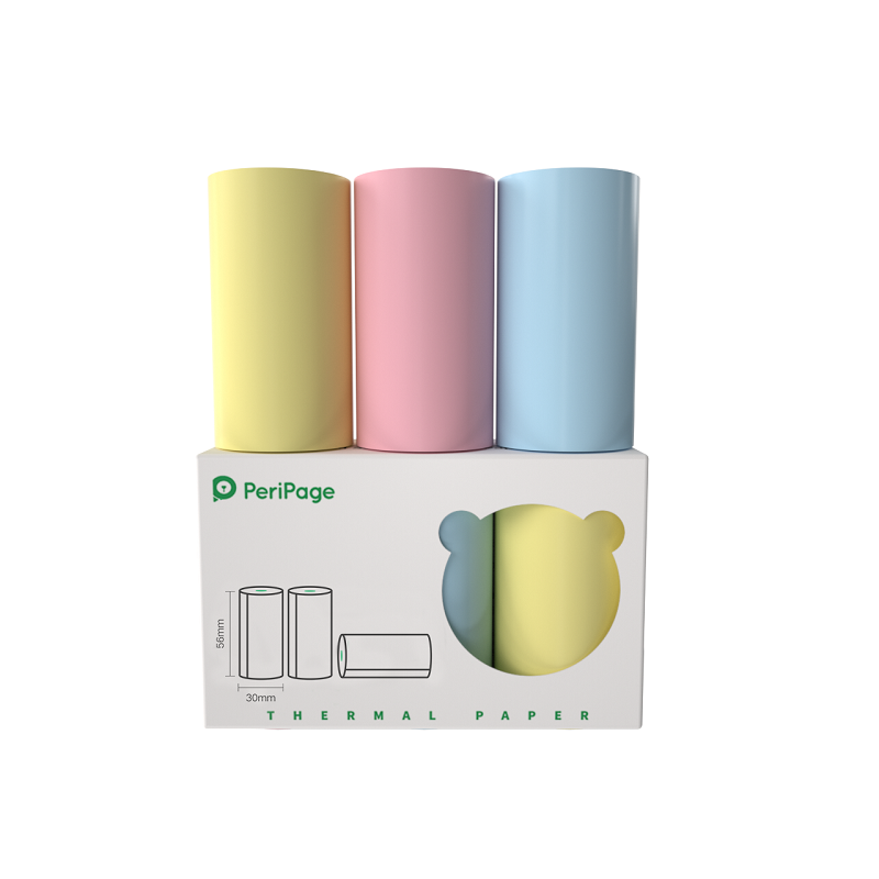 PeriPage 56×30mm Thermal Paper 3-Rolls/Box