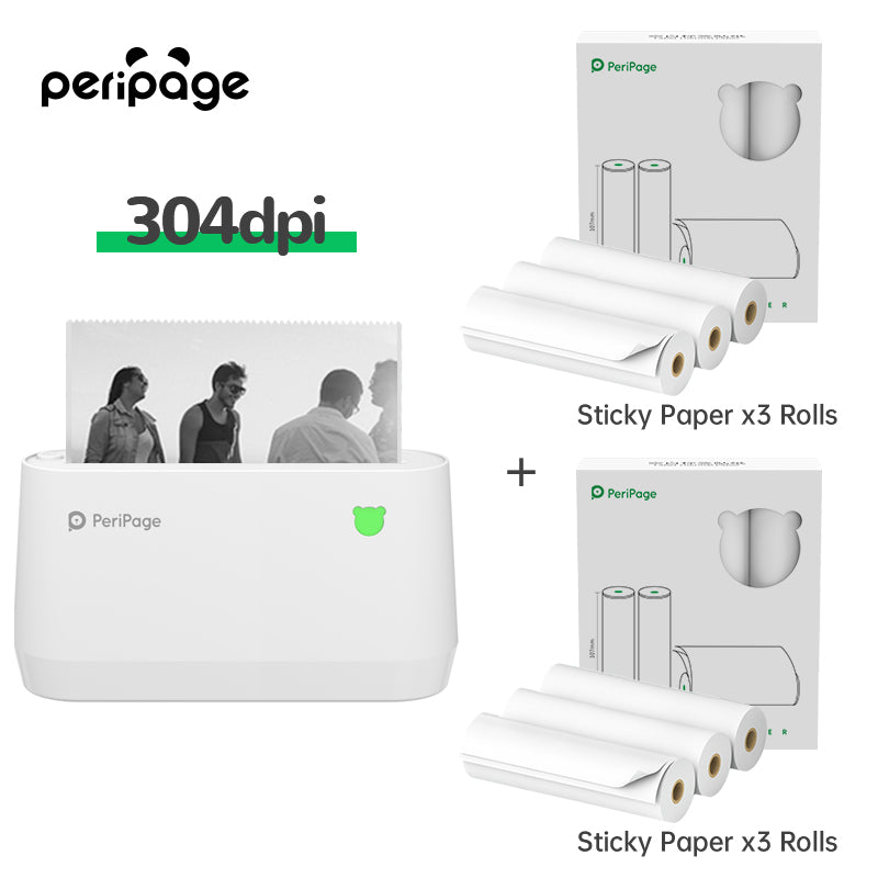 PeriPage A9 Max printer with packaging box, ready for unboxing and purchase