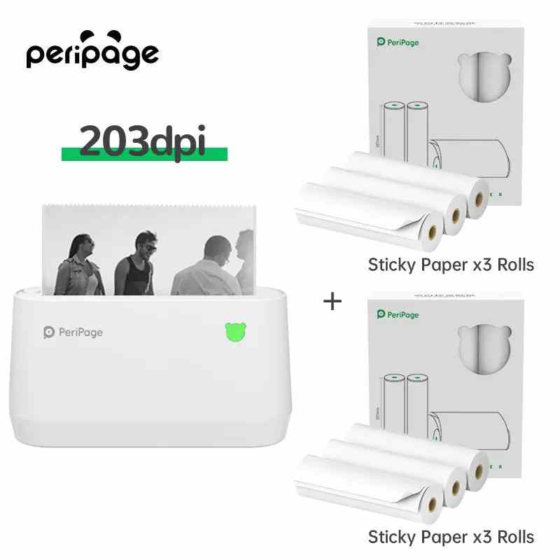 Compact pocket-size PeriPage A9 Max printer for travel and on-the-go printing