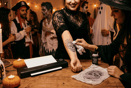 How to Set Up a DIY Halloween Flash Tattoo Station: The Ultimate Party & Event Host Guide with PeriPage P90