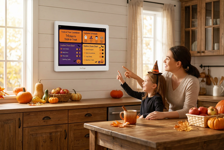 No More Halloween Chaos: How Busy Families Organize Costumes, Trick-or-Treat Routes & Candy Rules with the PeriPage Smart Digital Calendar