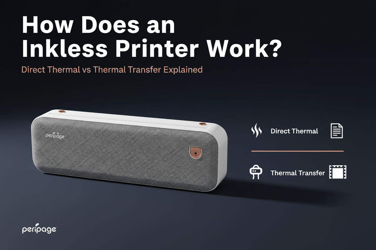 How Does an Inkless Printer Work? Direct Thermal vs Thermal Transfer Explained