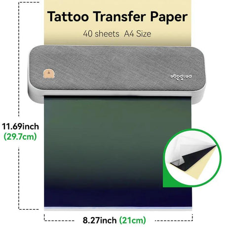 PeriPage Tattoo Transfer Paper for Wireless Tattoo Printer (P90, P90Pino） - PeriPage Official Store