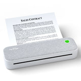A40 Portable Thermal A4 Printer – 203/304DPI, 2600mAh Battery, Wireless, Inkless