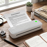 A40 Portable Thermal A4 Printer – 203/304DPI, 2600mAh Battery, Wireless, Inkless