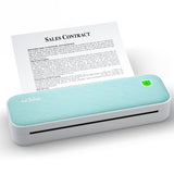 A40 Portable Thermal A4 Printer – 203/304DPI, 2600mAh Battery, Wireless, Inkless