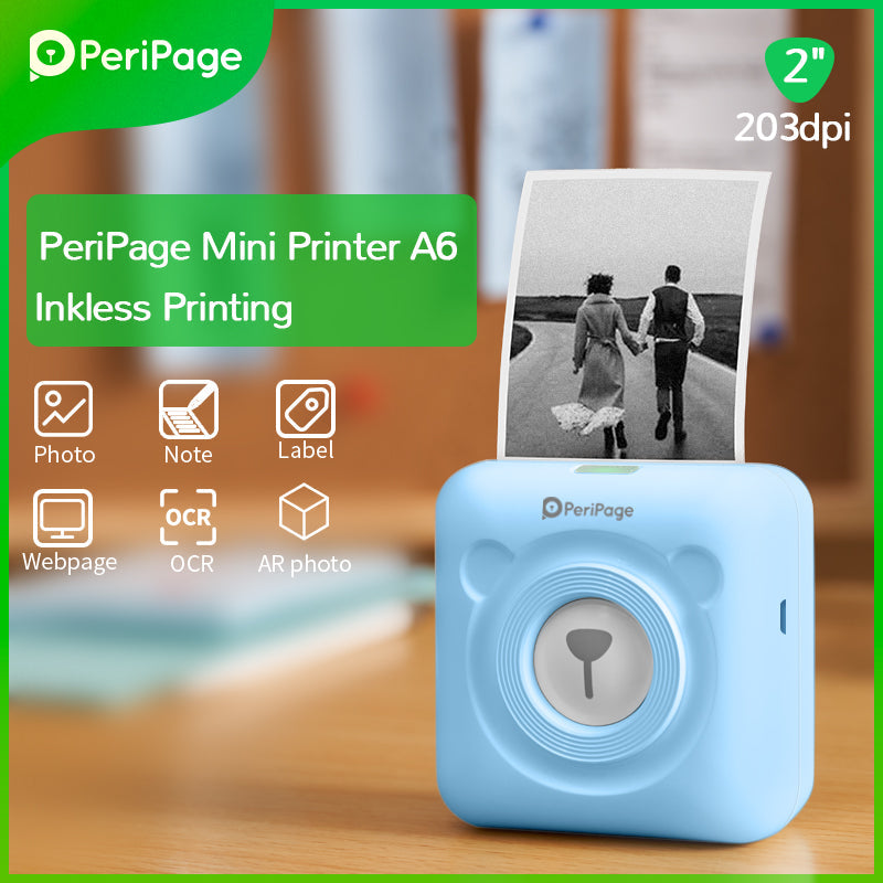 PeriPage 2'' A6 Mini Printer Ungu