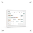 PeriPage Smart Family Digital Calendar Hero 3D White Background with small size callouts