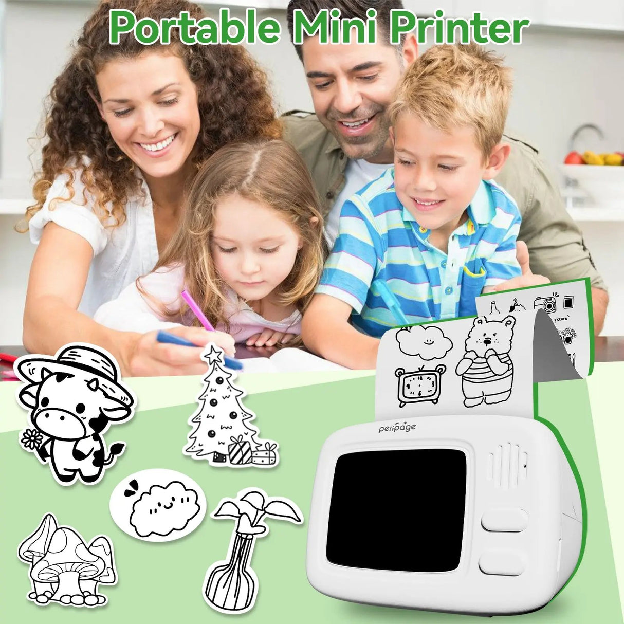 PeriPage A2 Portable Thermal Printer - The Ultimate Compact and Portable Mini Printer