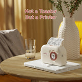 PeriPage A3X Mini Pocket Thermal Printer showing wireless thermal printing for notes and images, compact portable printer for home or office use
