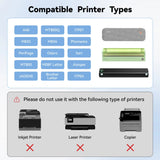 Compatibility Guide for PeriPage A4 Transfer Paper - Works with Thermal Printers like PeriPage, Phomemo & More. Not for Inkjet, Laser Printers or Copiers