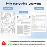 PeriPage A4 Transfer Paper - Ideal for Line Drawings, Text Documents & Forms. Not for Pictures or Large Shaded Areas.