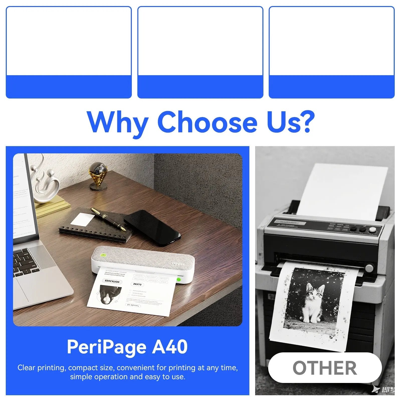 ミニページ PeriPage A40 Portable Thermal Printer – PeriPage Official Store
