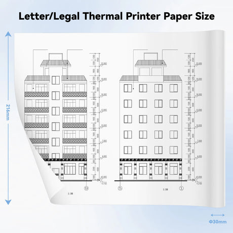 Check compatibility for PeriPage A40 thermal paper - works with A40, Phomemo, Odaro and other thermal printers. Not for inkjet or laser printers.
