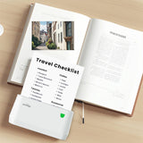 Print Your Travel Checklist with the PeriPage A9 Series - Organize Passports, Clothes, and Toiletries for Your Trip

