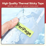 PeriPage L1 Tape - Various Customizable Templates (French UI) for Text, Dates, Barcodes, QR Codes, and More with Inkless Printing