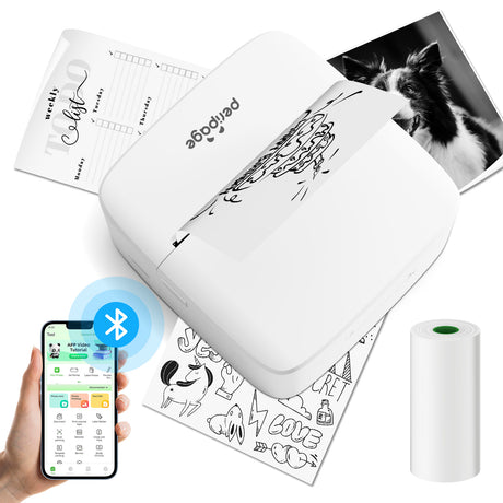 Print custom weekly planner templates with the PeriPage P21 portable thermal printer, perfect for organizing your Monday through Sunday schedule.