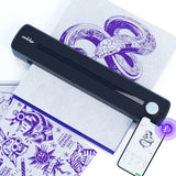 Unlock creativity with the exclusive PeriPage P91 tattoo app, featuring an editor, stencil library, image processing, and 3D tattoo preview.