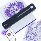 Power your mobile tattoo studio with the PeriPage P91. This wireless, portable thermal printer lets you create and print stencils anywhere with ease.