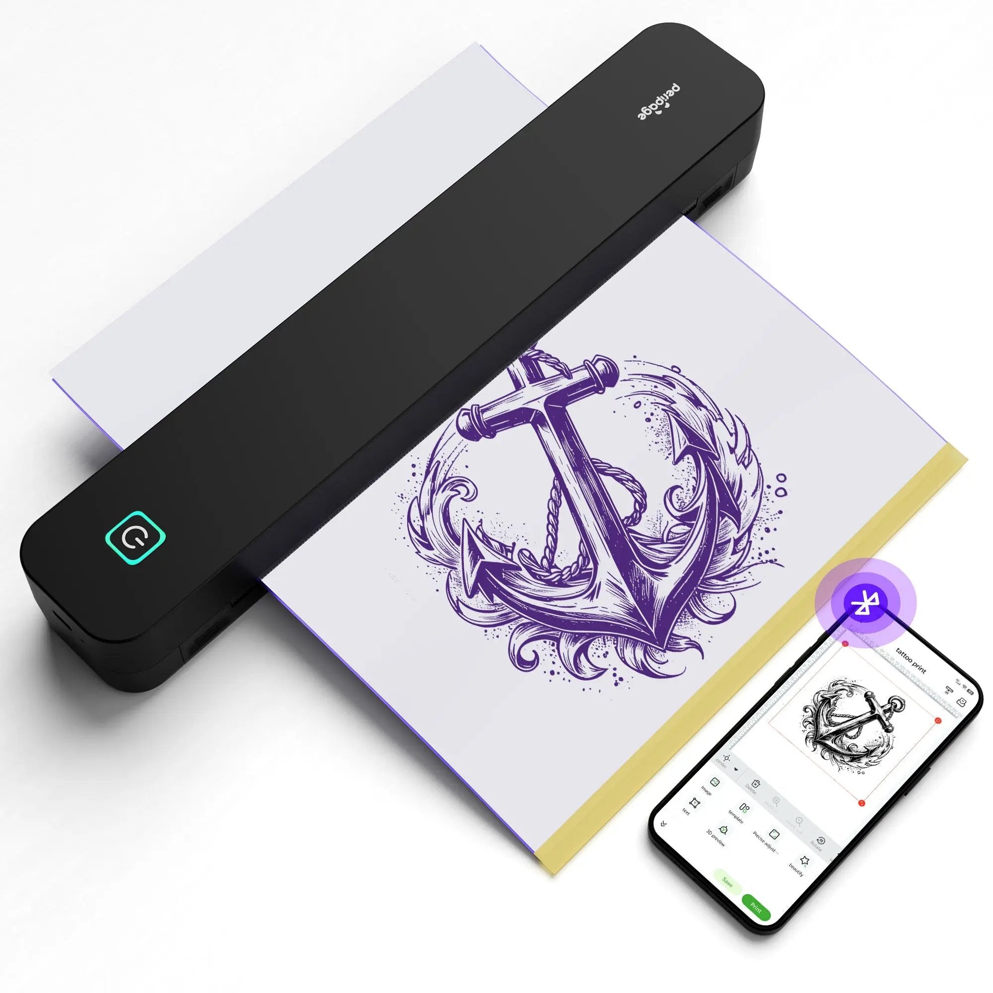 P92 Tattoo Stencil Printer Thermal Temporary Tattoo Printer with