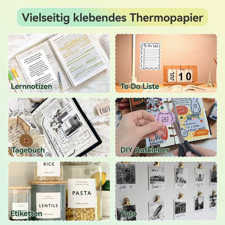 Create Your Own Motivational Sayings with PeriPage Thermal Paper - Perfect for Custom DIY Labels, Journals, and Personal Stationery