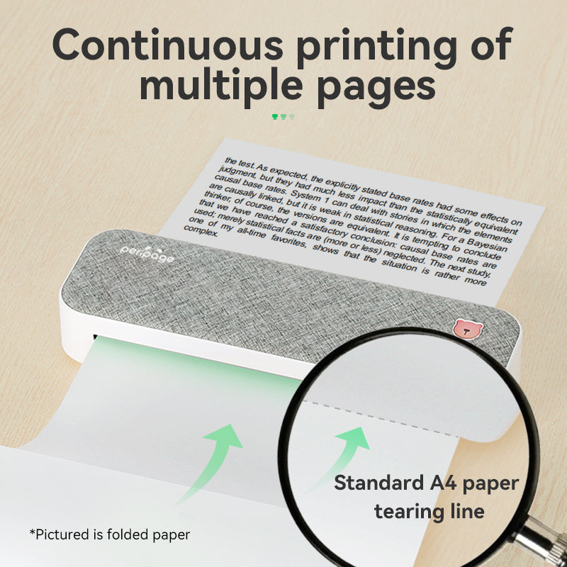 STL file Range Rouleau papier thermique Peripage / Paperang A4 et