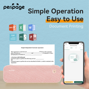 PeriPage A40 Portable Thermal Printer