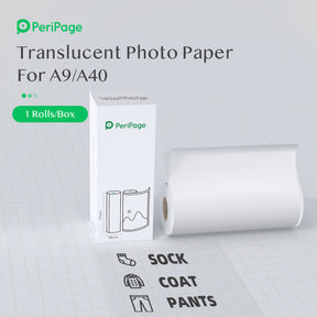 PeriPage 77×30mm Translucent Paper 1-Roll/Box