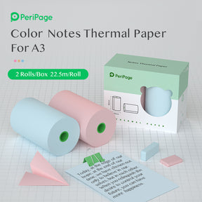 PeriPage A3 80×50mm Thermal Paper 2-Rolls/Box