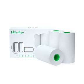 PeriPage A6 56×30mm White Thermal Paper 3-Rolls/Box - PeriPage Official Store