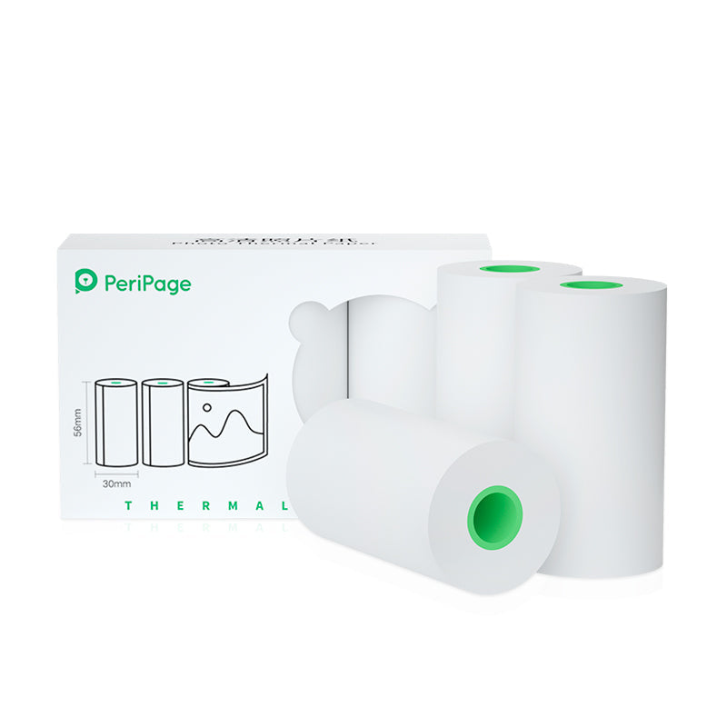 PeriPage A6 56×30mm Photo Paper 3-Rolls/Box - PeriPage Official Store
