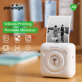 PeriPage A6 Mini Bluetooth Portable Thermal Printer