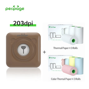 PeriPage A6 Mini Bluetooth Portable Thermal Printer