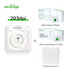 PeriPage A6 Mini Bluetooth Portable Thermal Printer