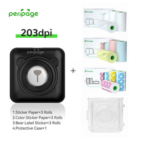 PeriPage A6 Mini Bluetooth Portable Thermal Printer