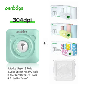 PeriPage A6 Mini Bluetooth Portable Thermal Printer