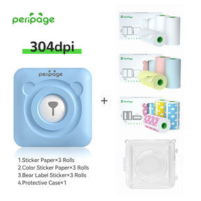 PeriPage A6 Mini Bluetooth Portable Thermal Printer