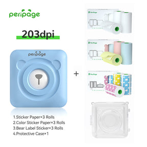 PeriPage A6 Mini Bluetooth Portable Thermal Printer