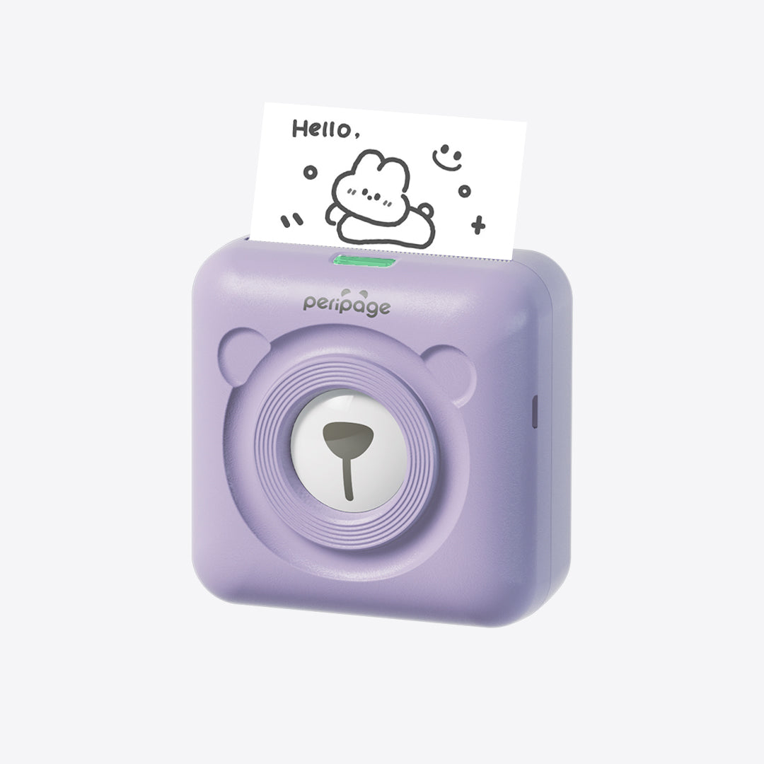 PeriPage 2‘’ A6 Mini Printer Purple - PeriPage Official Store